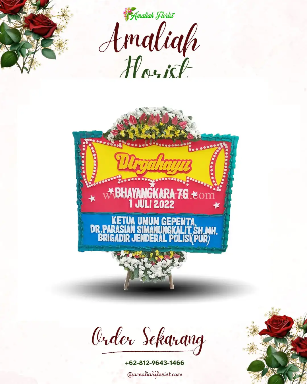 Papan Bunga HUT Ulang Tahun Kedung Badak